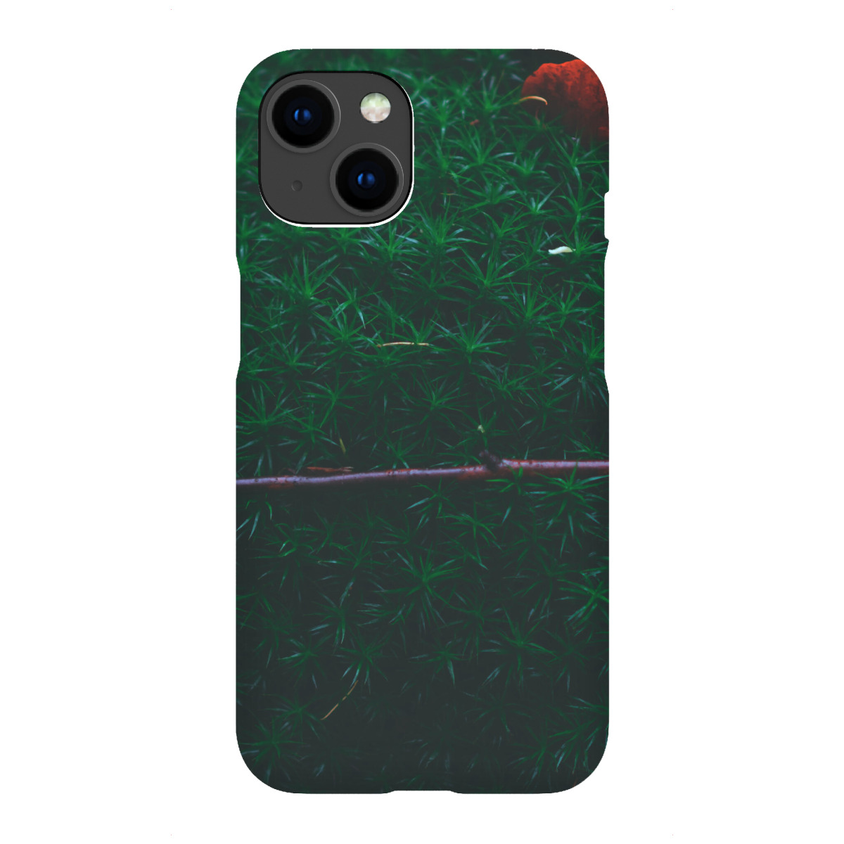 iPhone "Moos mit Herbstblättern" Premium-Case Handyhülle artboxONE