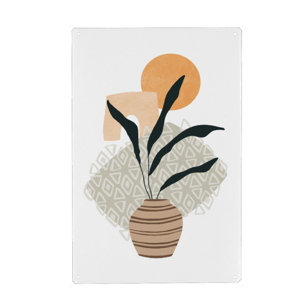 Holzbild "Palm Leaves Still Life" artboxONE - Natur,Floral