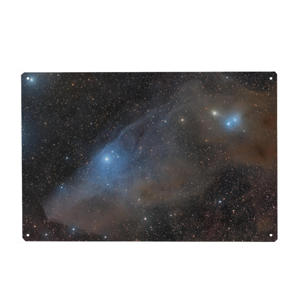 Metall Poster "IC 4592 (Blue Horsehead Nebula)" artboxONE - Galaxy