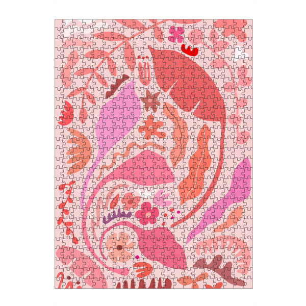 artboxONE Puzzle "Pink Garden" artboxONE - Natur,Floral,Abstrakt