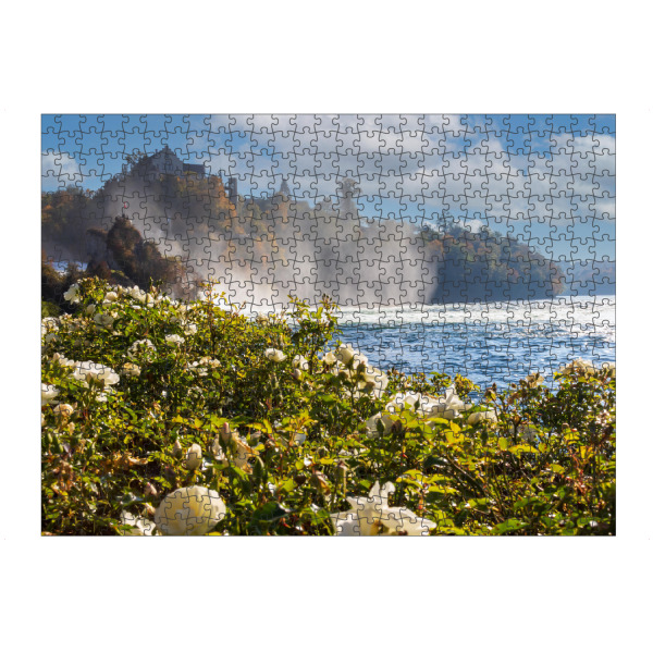 artboxONE Puzzle "Rheinfall im Herbst" artboxONE - Natur,Reise,Floral