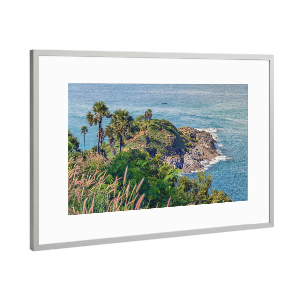 Poster mit Rahmen Silber "Prom Thep Cape" artboxONE - Natur,Reise,Reise / Strand und Meer,Reise / Asien,Reise / Länder