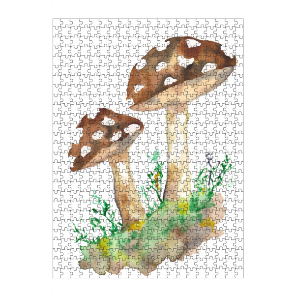 artboxONE Puzzle "Große braune Waldpilze" artboxONE - Natur,Essen & Trinken