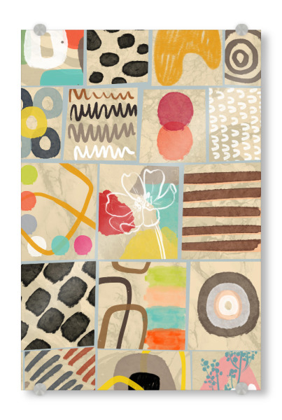 Acrylglasbild "Nigeria Art Design" artboxONE - Abstrakt,Reise / Afrika