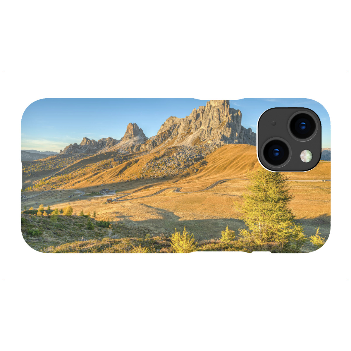 iPhone "Passo di Giau in den Dolomiten" Premium-Case Handyhülle artboxONE