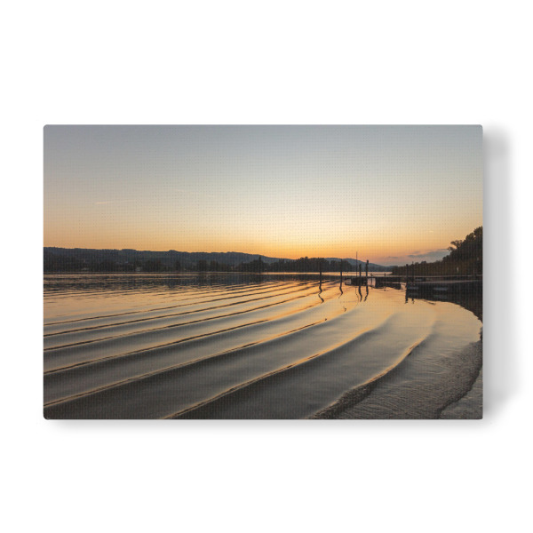 Leinwandbild "Sonnenuntergang in Öhningen" artboxONE - Städte,Natur,Reise