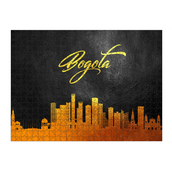 artboxONE Puzzle "Bogota Colombia Gold Skyline" artboxONE - Städte - Bogota colombia,Gold,Skyline - Bild bogota colombia