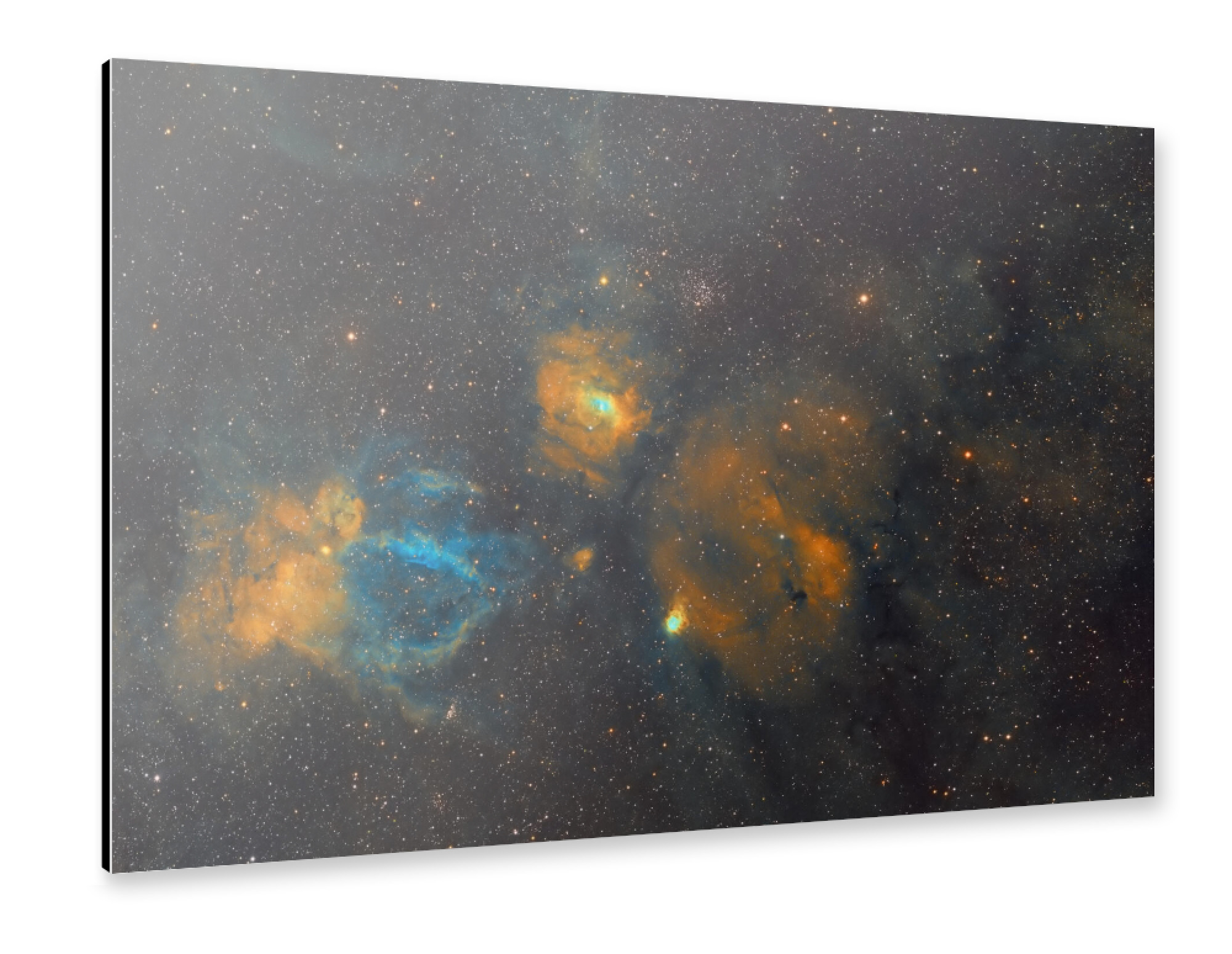 Alu-Dibond "Bubble Nebula - HSO" 75x50 cm artboxONE
