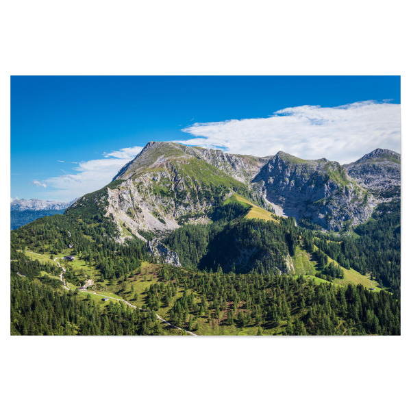 Poster "Bäume, Berg und Himmel" artboxONE - Natur,Reise