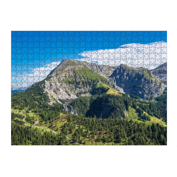 artboxONE Puzzle "Bäume, Berg und Himmel" artboxONE - Natur,Reise