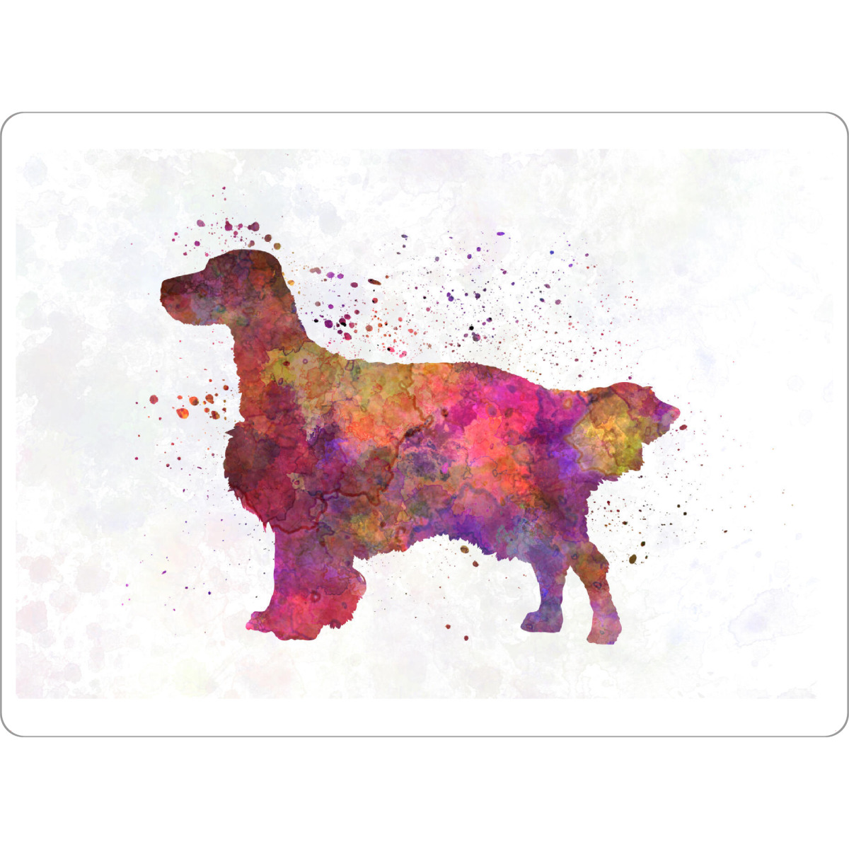 Tischset "English Setter in watercolor" artboxONE - Tiere,Abstrakt