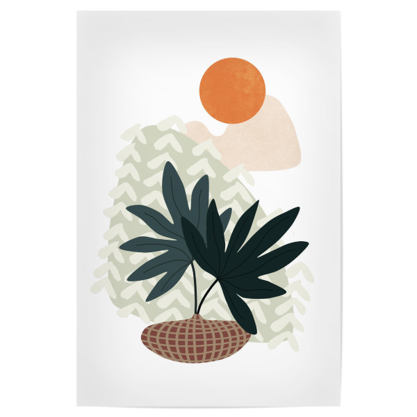 Poster 30x20 cm "Fan Palm Still Life" artboxONE - Natur,Floral
