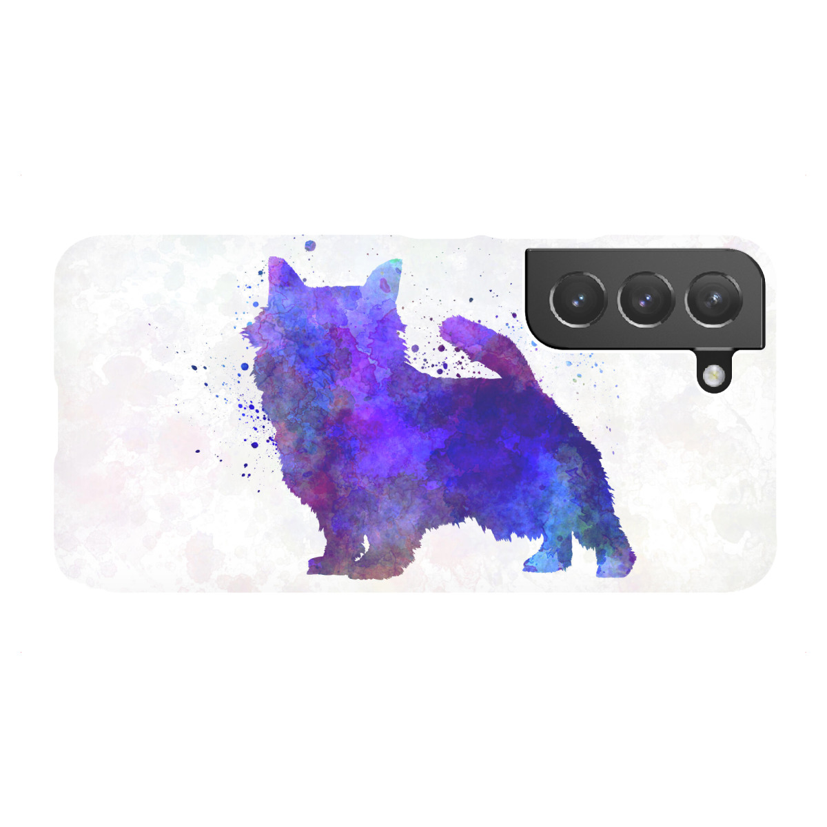 Samsung Galaxy "Norwich Terrier in watercolor" Premium-Case Handyhülle artboxONE