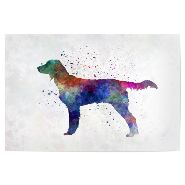 Poster 30x20 cm "Large Munsterlander in watercolor" artboxONE - Tiere,Abstrakt