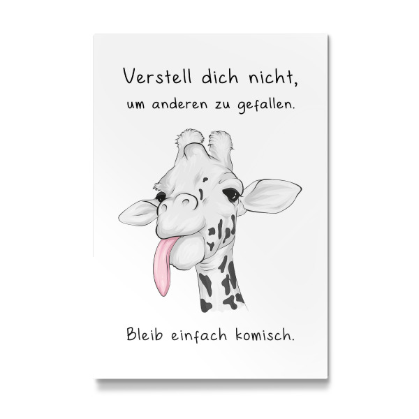 Galerie-Print "Bleib komisch" 30x20 cm artboxONE