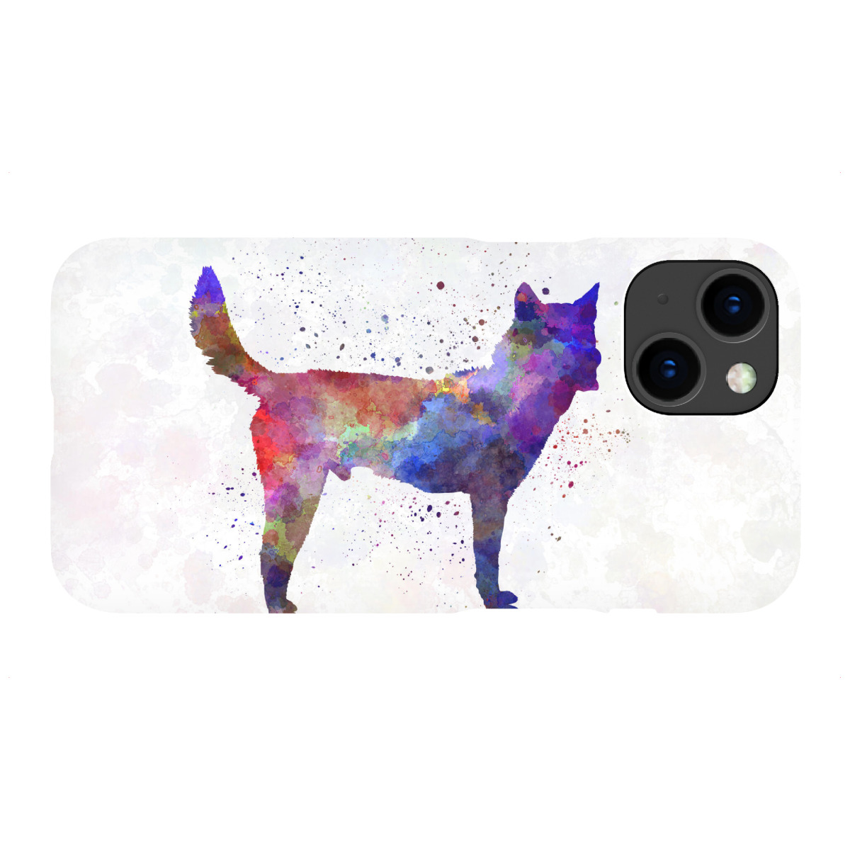 iPhone "Korea Jindo Dog in watercolor" Premium-Case Handyhülle artboxONE