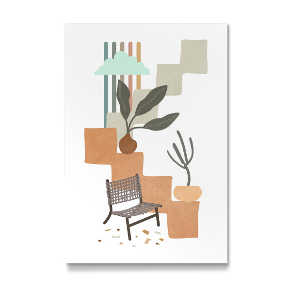 Galerie-Print "Stillleben im Hof der Villa" 30x20 cm artboxONE