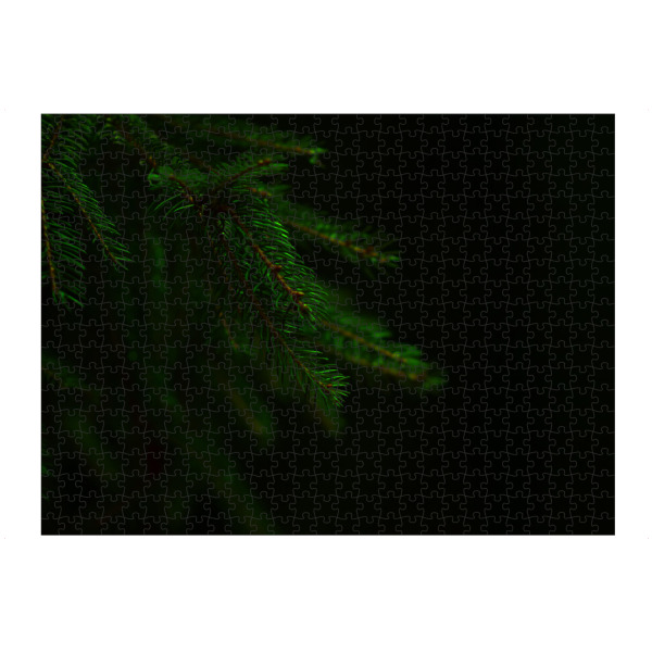 artboxONE Puzzle "Grüne Tannenzweige" artboxONE - Natur