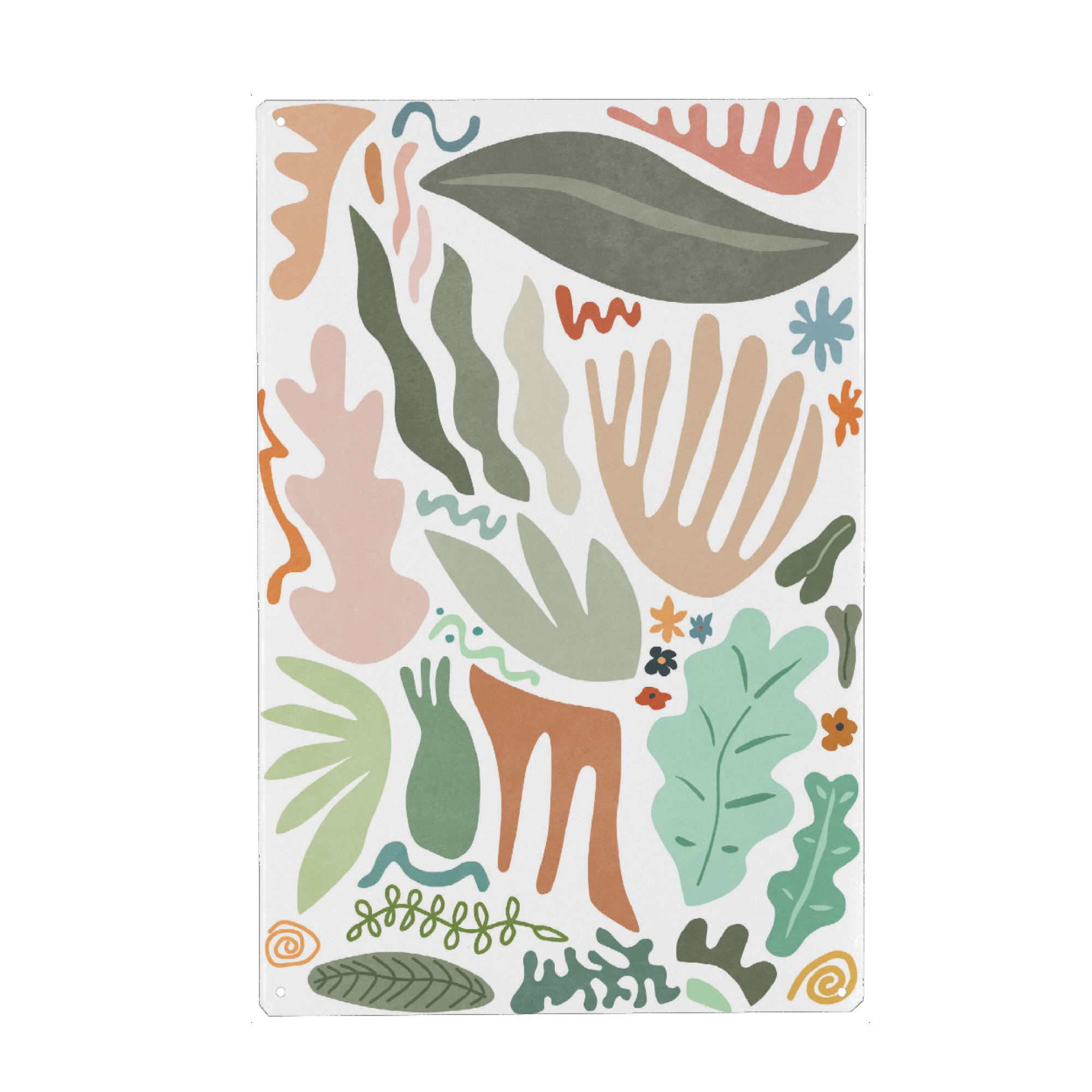 Holzbild "Botanical Color" artboxONE - Natur,Floral,Abstrakt