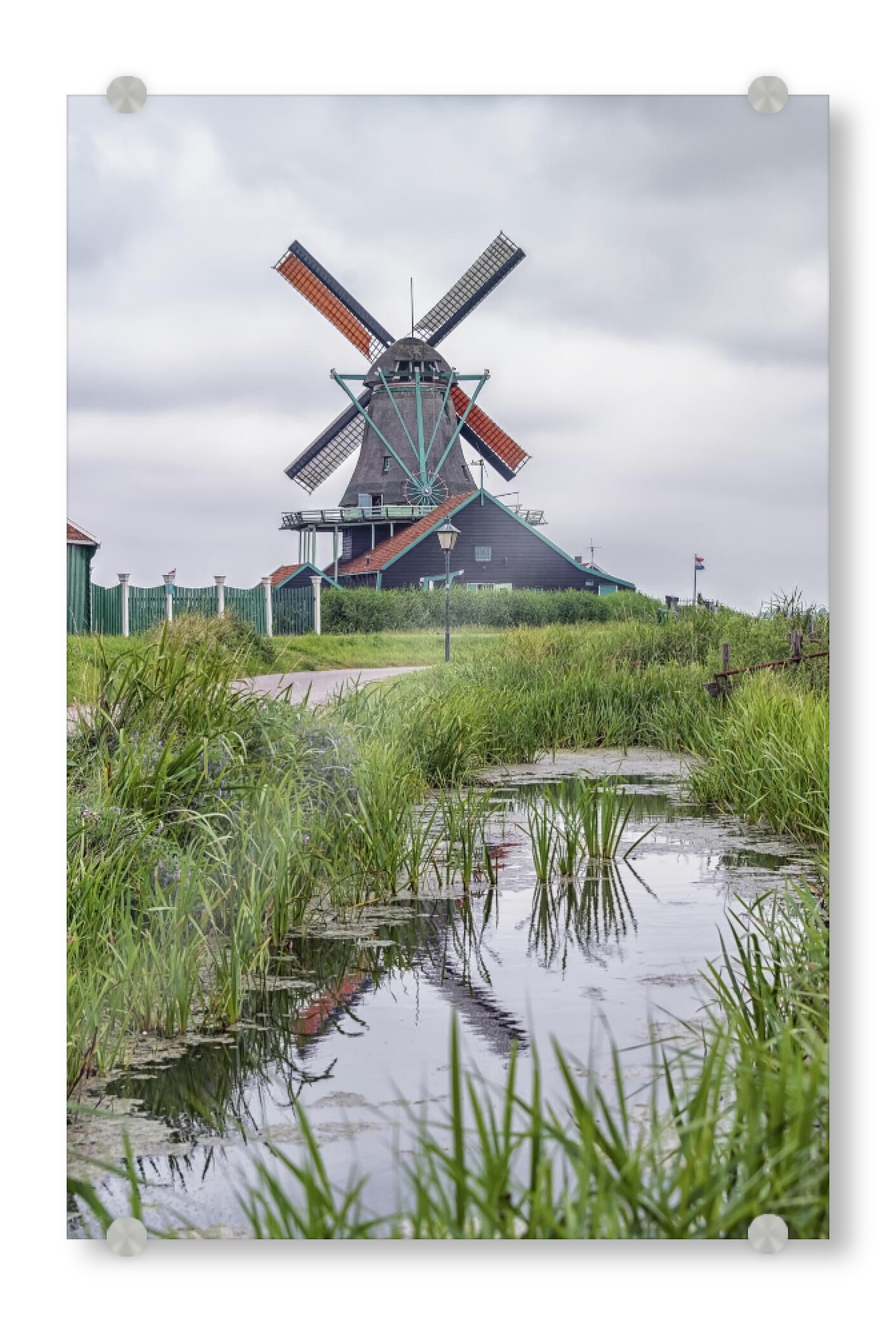 Acrylglasbild "Windmill In Holland" artboxONE - Städte,Reise,Architektur,Reise / Länder,Städte / Weitere