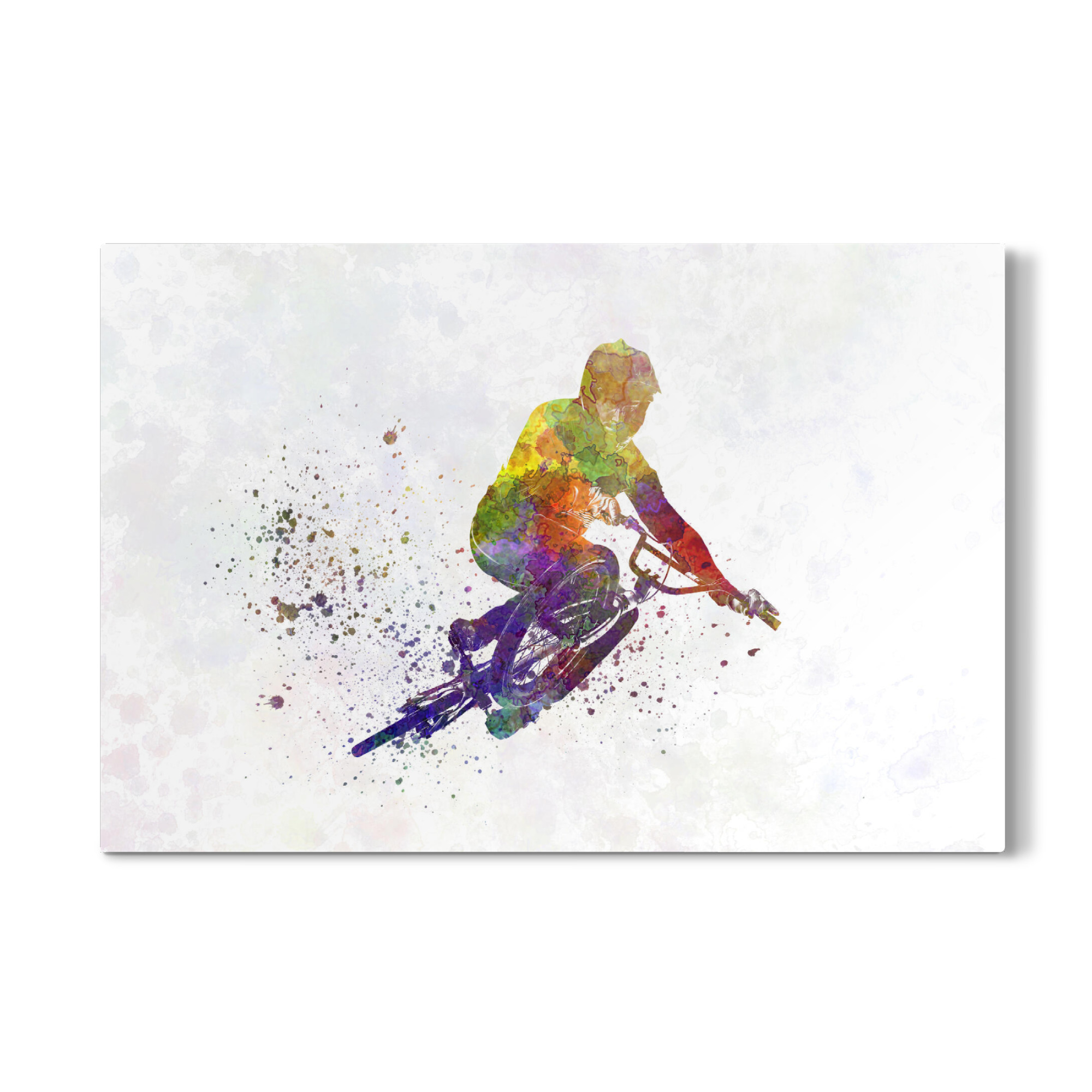 Galerie-Print "Bmx cyclist in watercolor-b" 75x50 cm artboxONE
