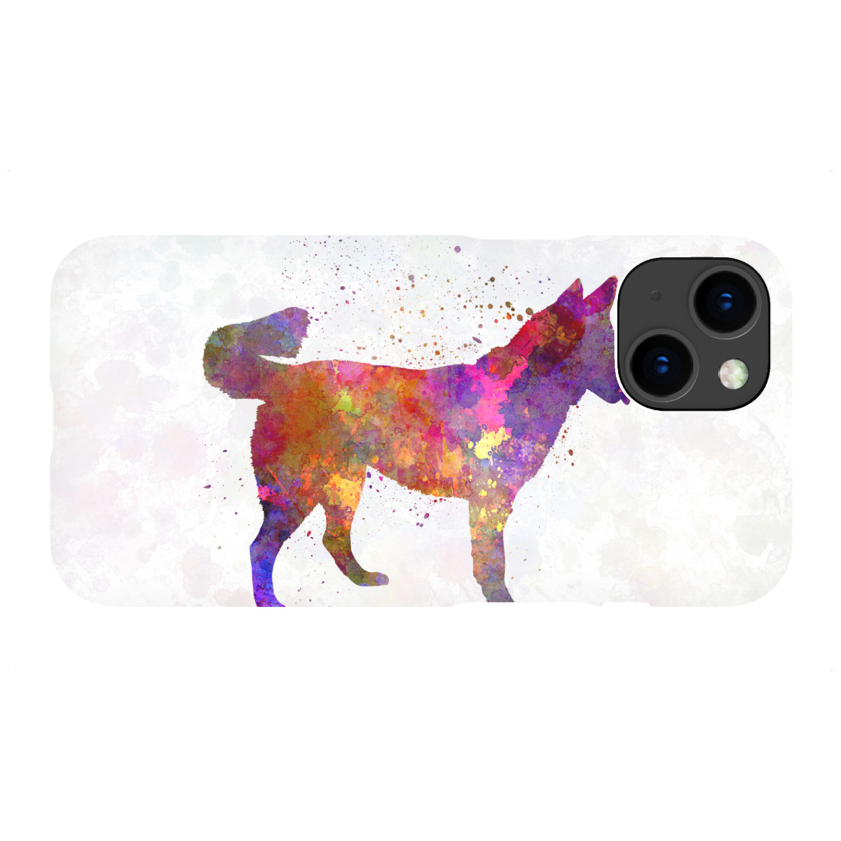 "East Siberian Laika in watercolor"für iPhone - Premium-Case Handyhülle artboxONE