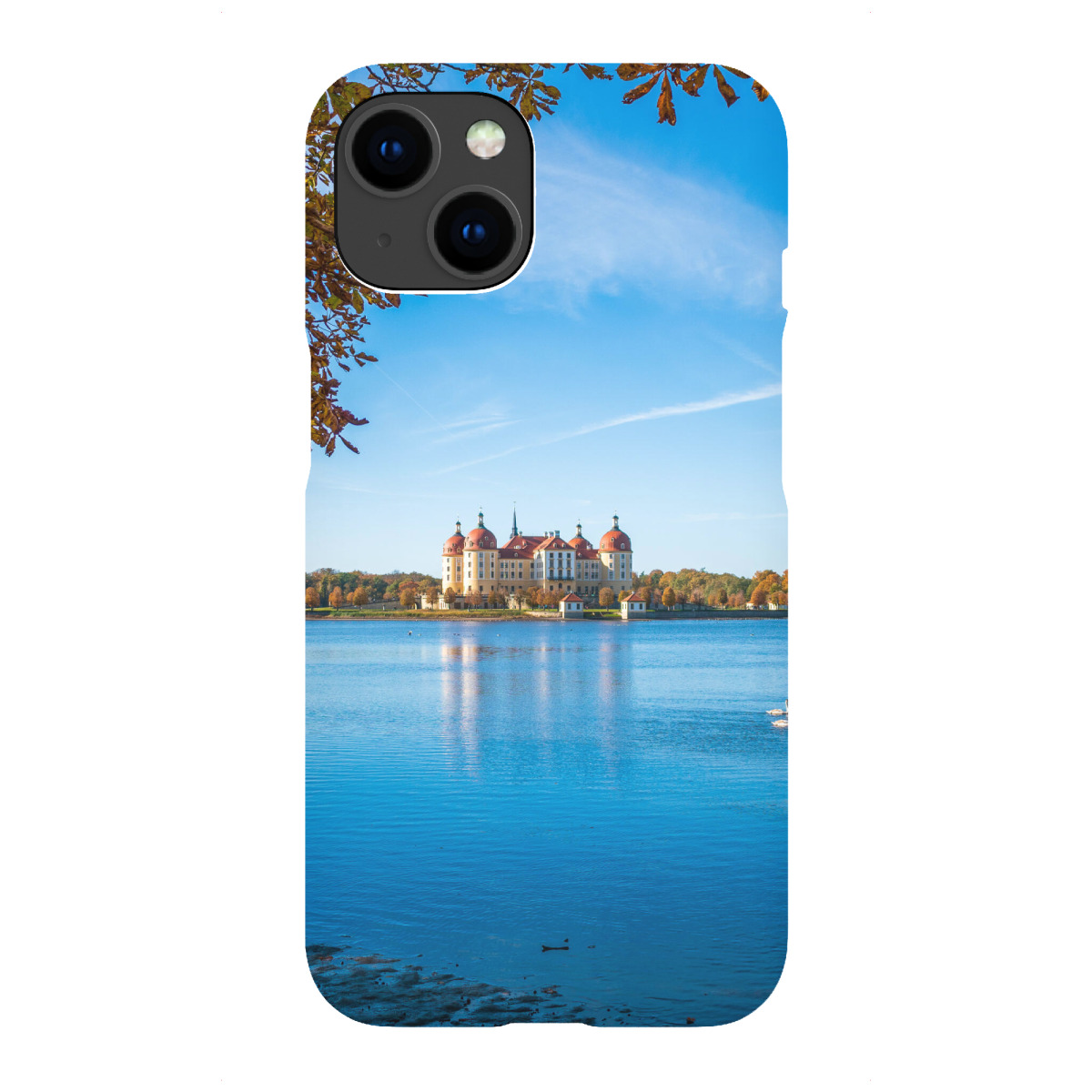 "Schlossteich Moritzburg"für iPhone - Premium-Case Handyhülle artboxONE