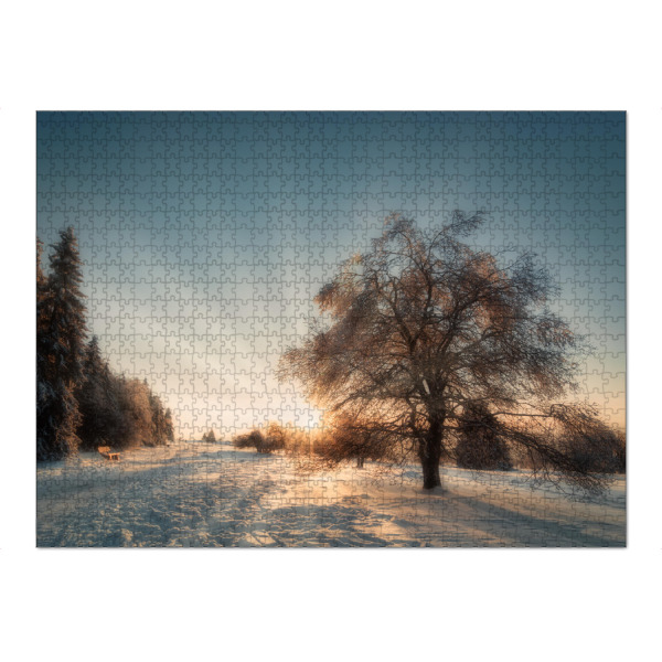 Puzzle Ravensburger "Winter Sonne" artboxONE - Natur,Floral