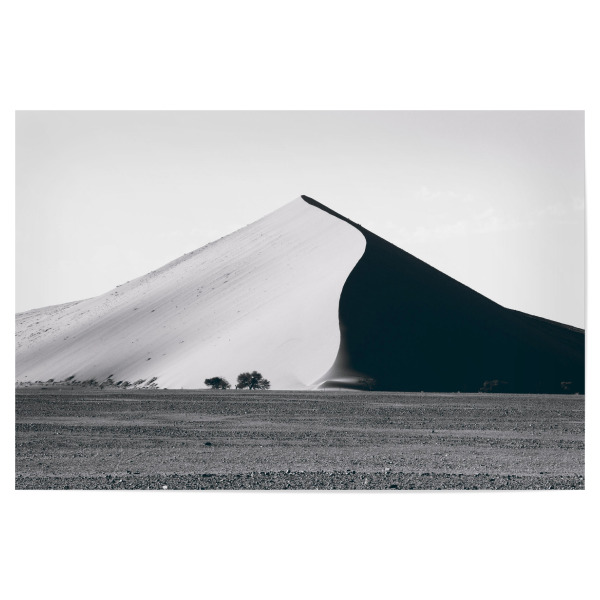 Poster "Düne schwarzweiß" artboxONE - Reise,Schwarzweiß,Reise / Afrika,Reise / Länder
