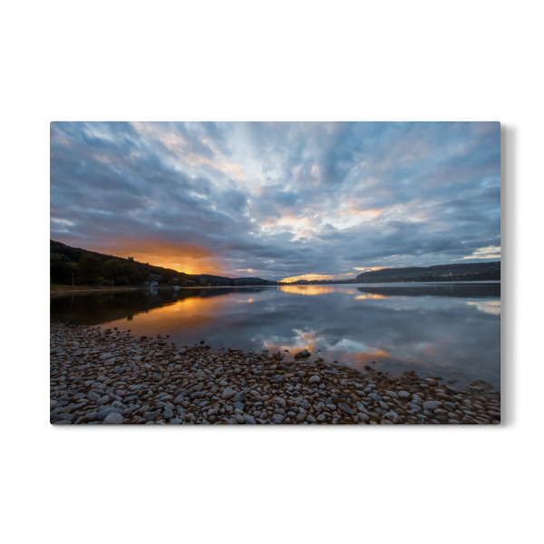 Galerie-Print "Sonnenuntergang am Untersee" 30x20 cm artboxONE