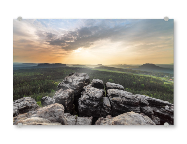 Acrylglasbild "Panoramablick" artboxONE - Natur,Reise