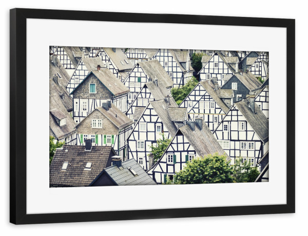 Poster mit Rahmen schwarz "Freudenberg" artboxONE - Städte,Reise,Architektur,Reise / Länder,Städte / Weitere