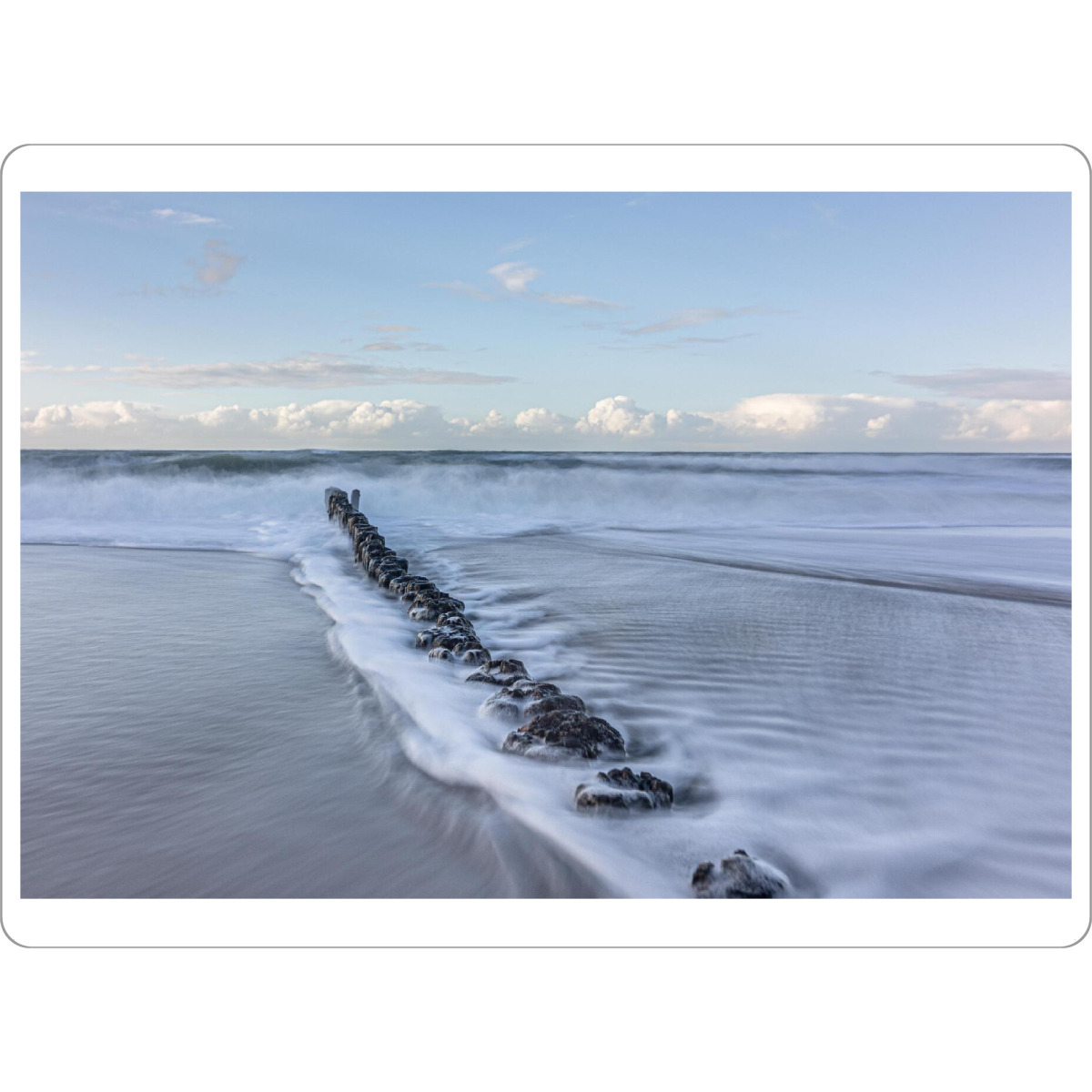 Tischset "Sylt - Langzeitbelichtung am Meer" artboxONE - Reise / Strand und Meer
