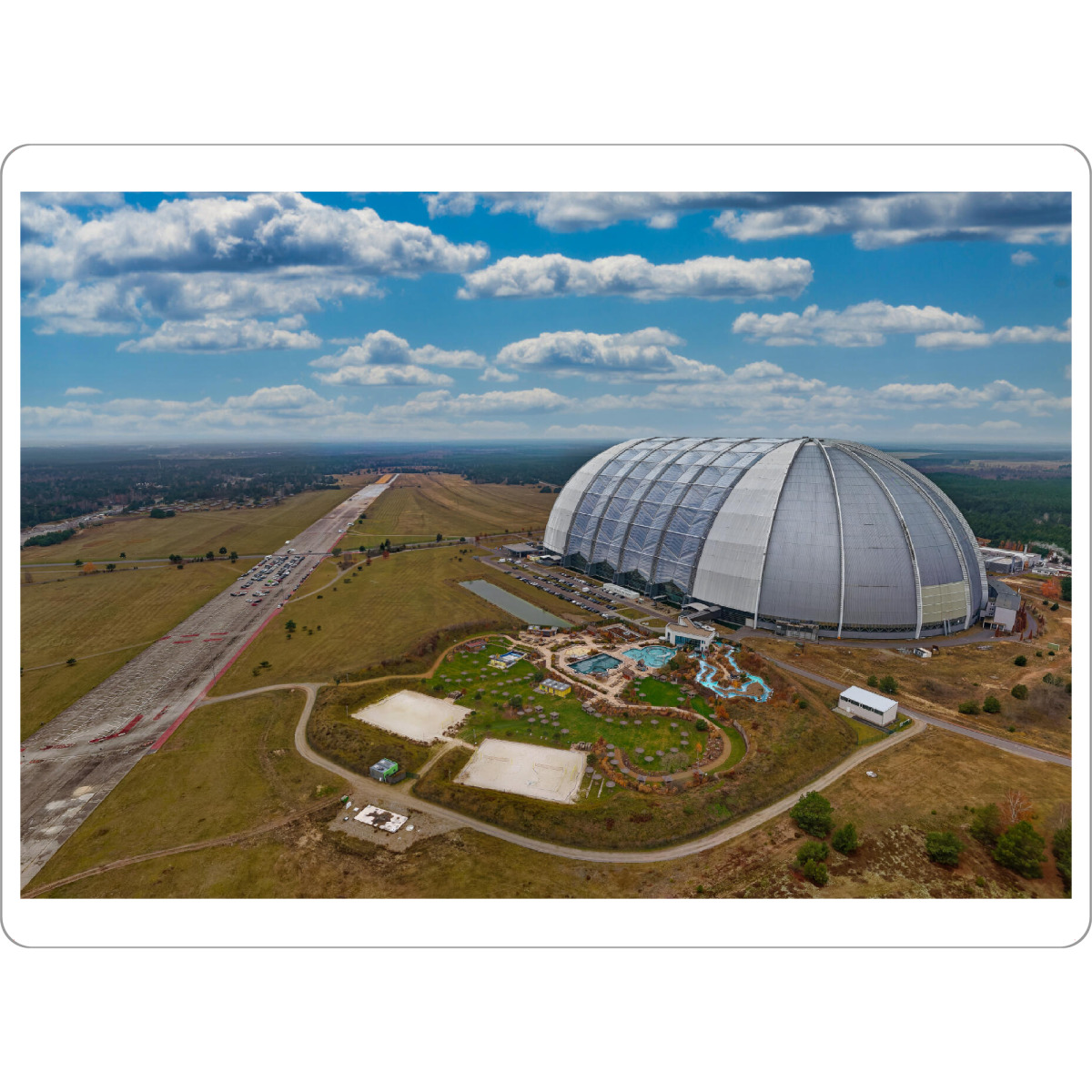 Tischset "Tropische Insel - Ostseite Pano" artboxONE - Städte,Städte / Berlin,Reise,Architektur,Reise / Länder