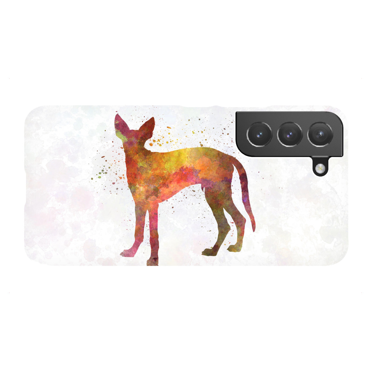 Samsung Galaxy "Ibiza Hound in watercolor" Premium-Case Handyhülle artboxONE