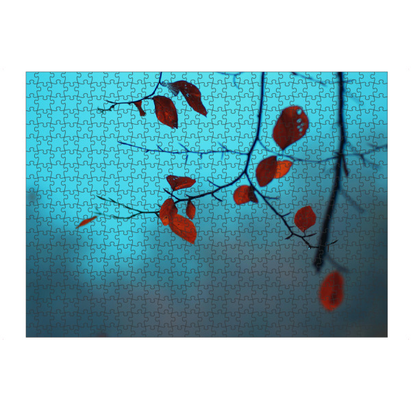 artboxONE Puzzle "Herbstblätter am Ast" artboxONE - Natur