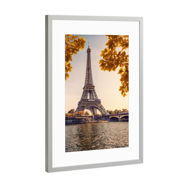 Poster mit Rahmen Silber "Paris At Fall" artboxONE - Städte,Reise,Architektur,Städte / Paris,Reise / Länder
