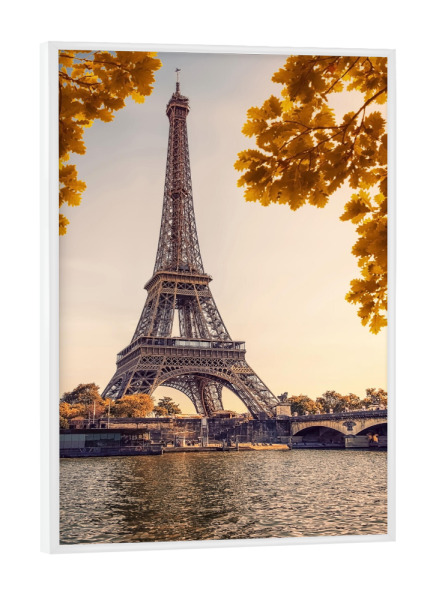 Poster mit weißem Rahmen "Paris At Fall" artboxONE - Städte,Reise,Architektur,Städte / Paris,Reise / Länder