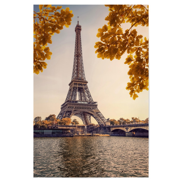 Poster "Paris At Fall" artboxONE - Städte,Reise,Architektur,Städte / Paris,Reise / Länder