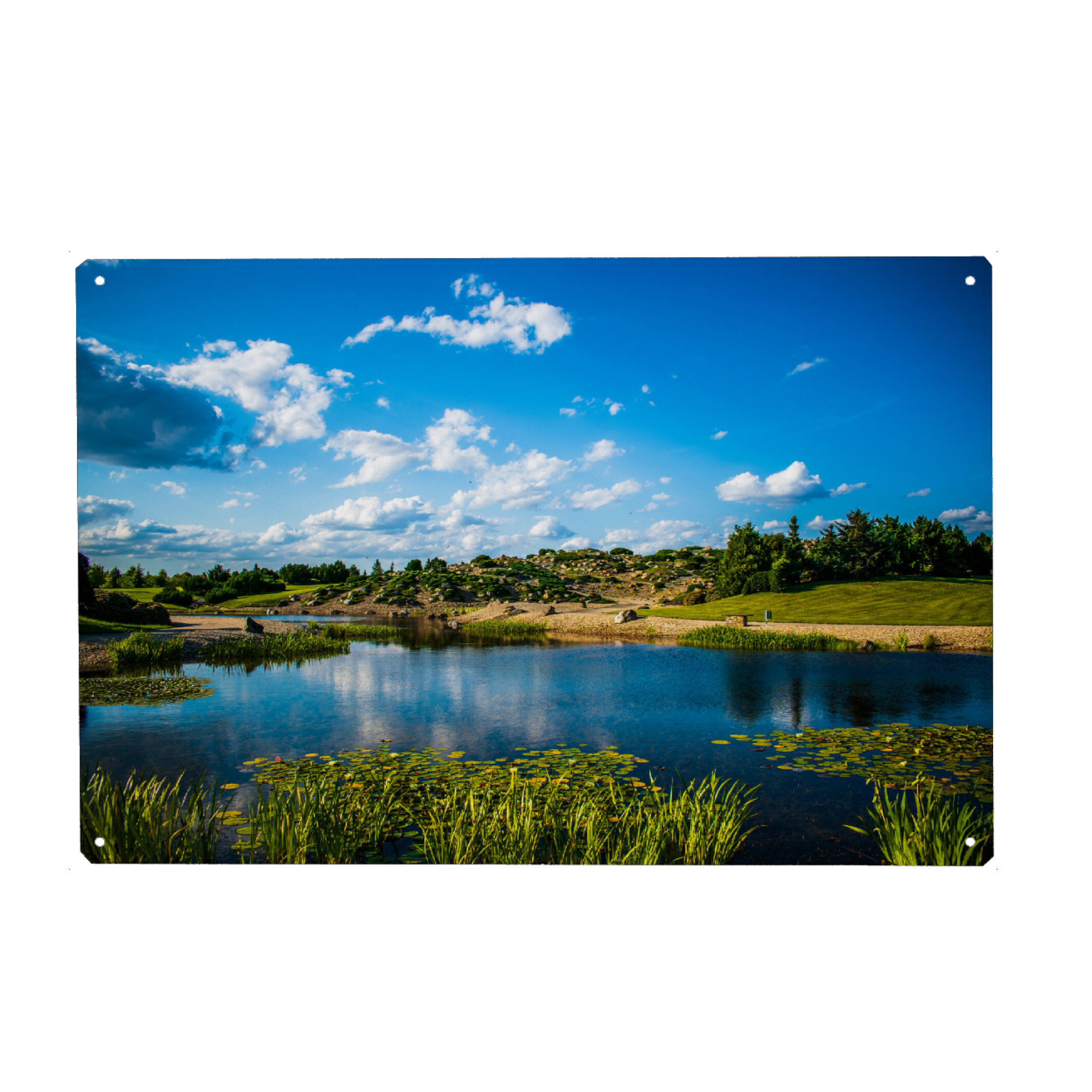 Holzbild "Findlingspark Nochten" artboxONE - Natur,Reise