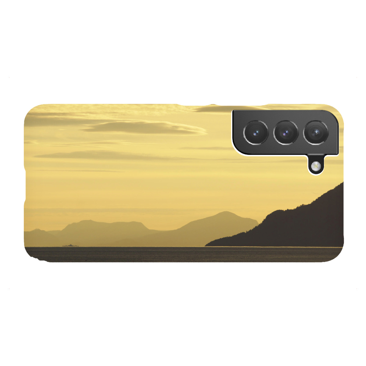 Samsung Galaxy "Fähre bei Sonnenuntergang" Premium-Case Handyhülle artboxONE