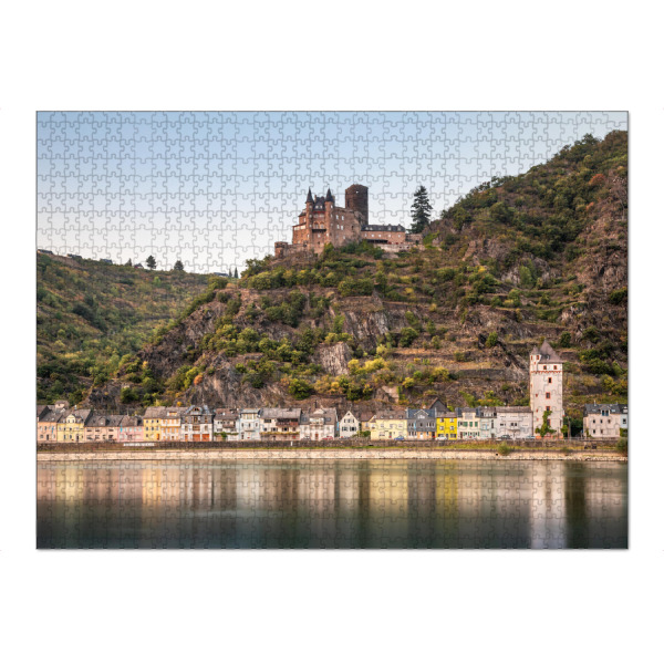 Puzzle Ravensburger "Sankt Goarshausen" artboxONE - Städte