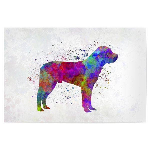 Poster "Great Swiss Mountain Dog" artboxONE - Tiere,Abstrakt - Dog,Dogs,Pet,Animal,Mammal,Watercolor,Dog poster,Illustration,Abstract