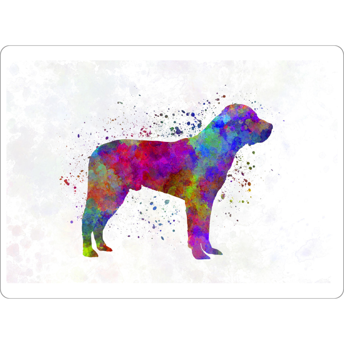 Tischset "Great Swiss Mountain Dog" artboxONE - Tiere,Abstrakt - Dog,Dogs,Pet,Animal,Mammal,Watercolor,Dog poster,Illustration,Abstract - Bild dog