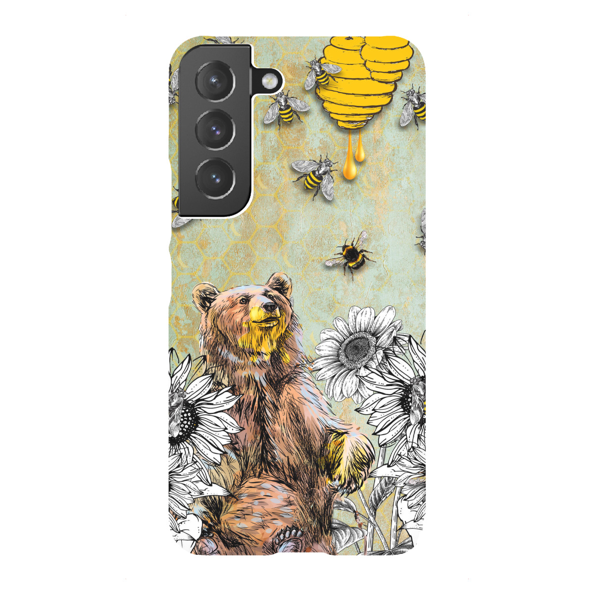 Samsung Galaxy "Bee Bear and honey" Premium-Case Handyhülle artboxONE