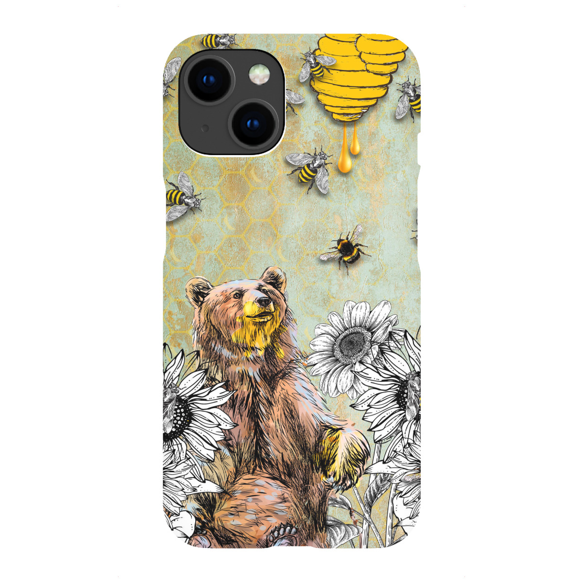 iPhone "Bee Bear and honey" Premium-Case Handyhülle artboxONE
