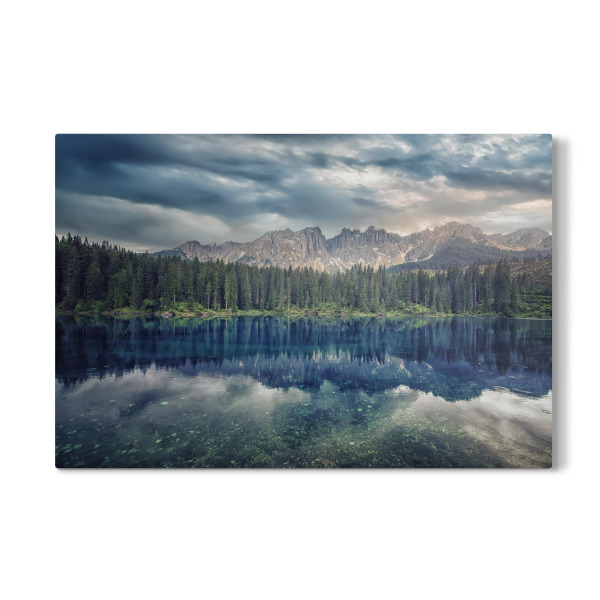 Galerie-Print "Carezza Lake in the evening" 30x20 cm artboxONE