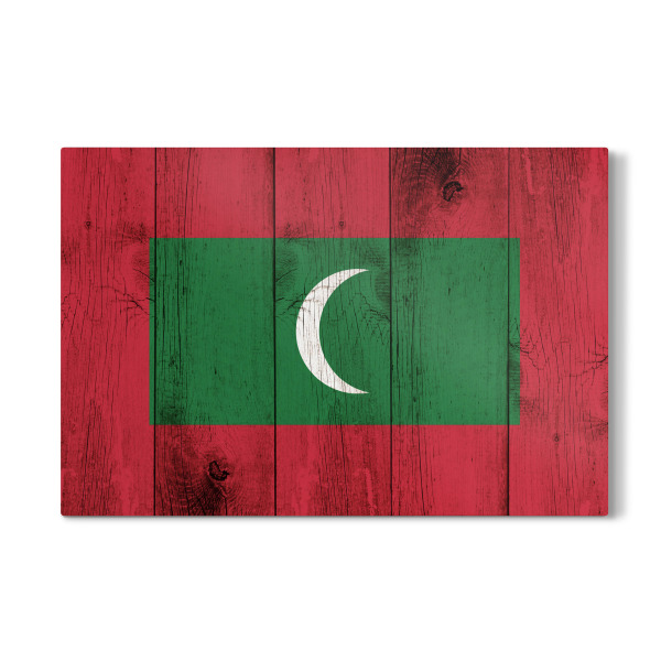 Galerie-Print "Malediven Flagge" 30x20 cm artboxONE