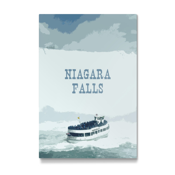 Galerie-Print "Niagara Falls Typo" 30x20 cm artboxONE