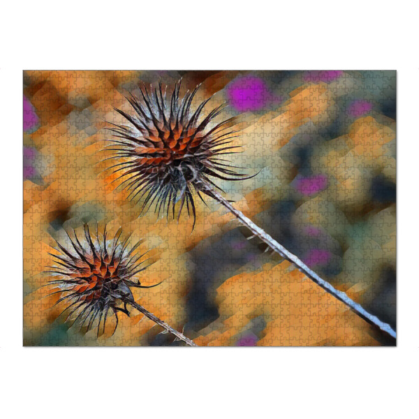 Puzzle Ravensburger "Stachelig" artboxONE - Natur,Abstrakt